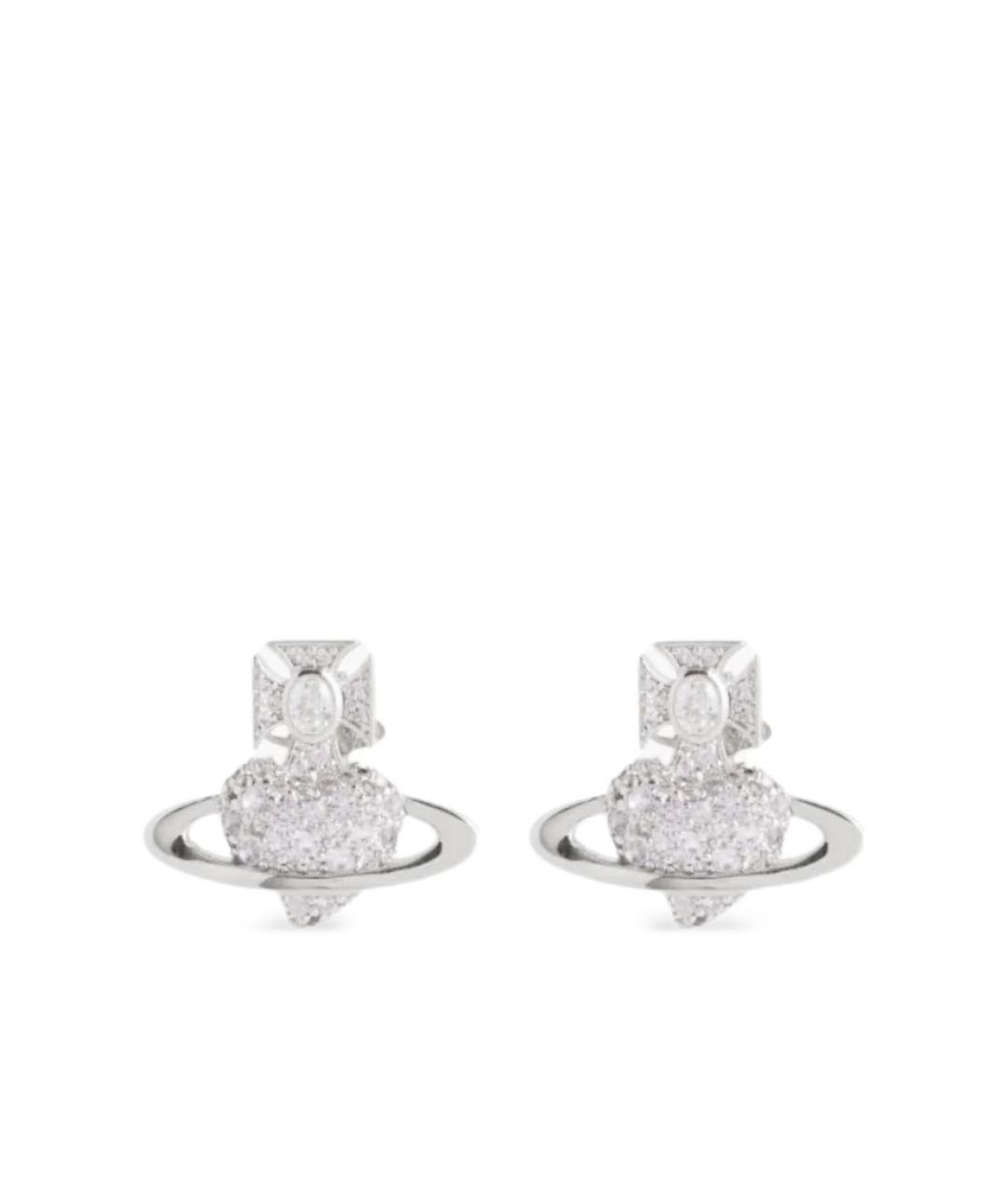 VIVIENNE WESTWOOD Серебряные металлические серьги, фото 1