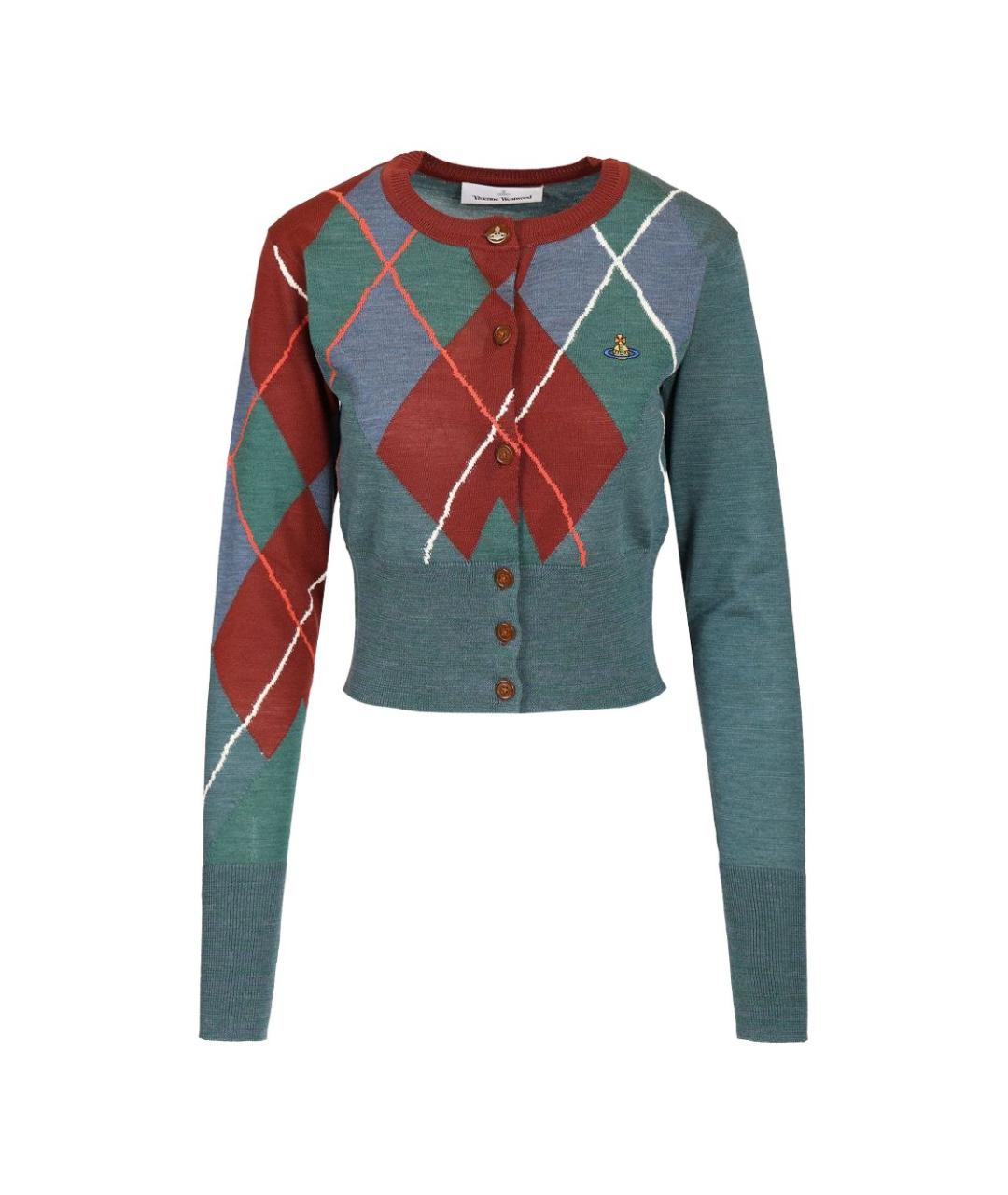 VIVIENNE WESTWOOD Мульти шерстяной кардиган, фото 1