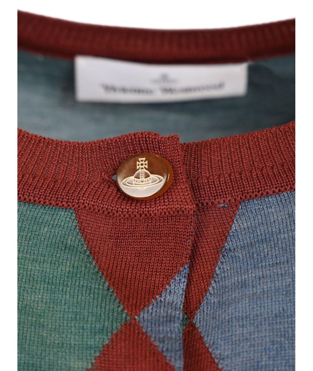 VIVIENNE WESTWOOD Мульти шерстяной кардиган, фото 4
