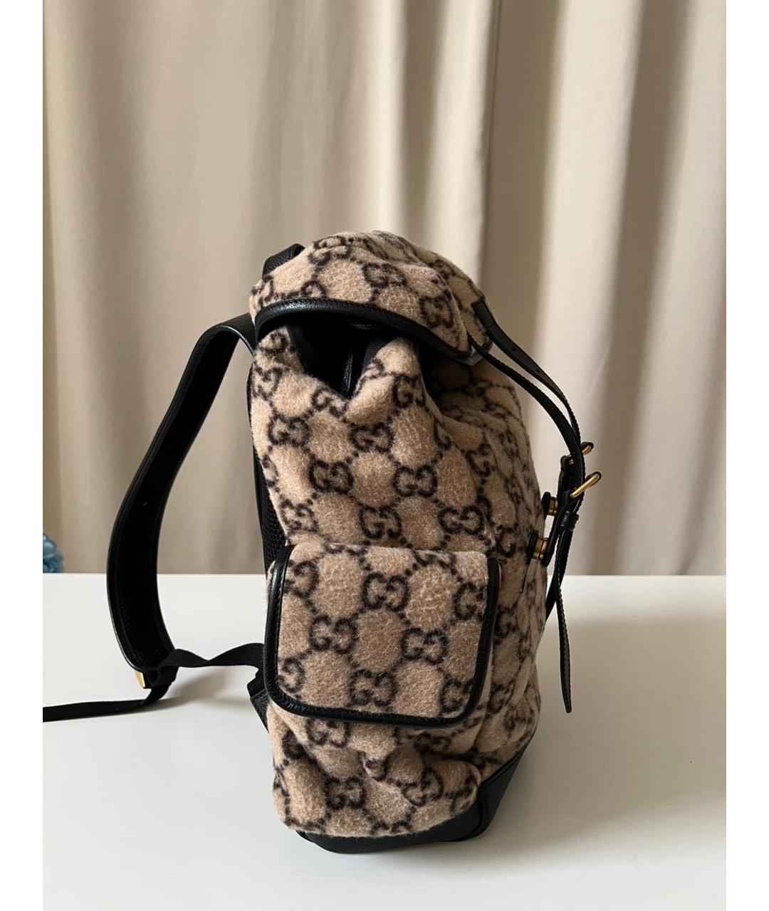 GUCCI Бежевый рюкзак, фото 4