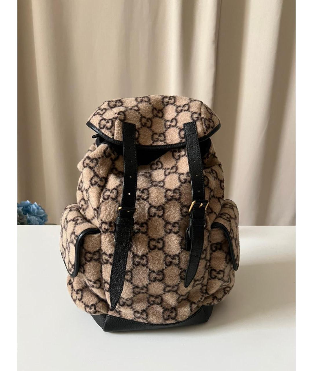 GUCCI Бежевый рюкзак, фото 2