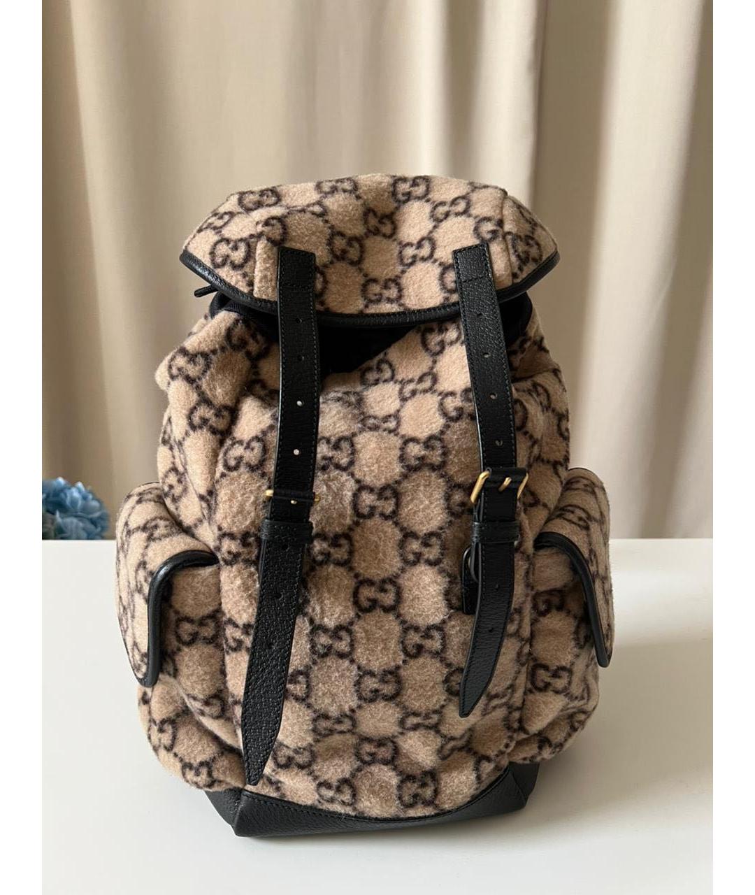 GUCCI Бежевый рюкзак, фото 3