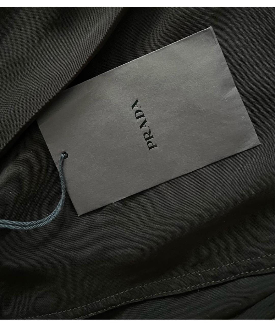 PRADA Черные ацетатные шорты, фото 4