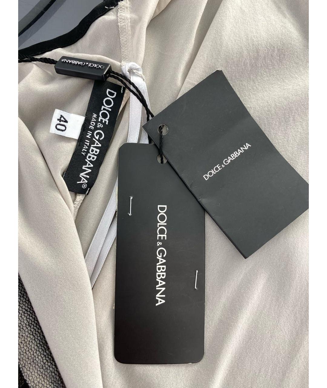 DOLCE&GABBANA Серое платье, фото 5