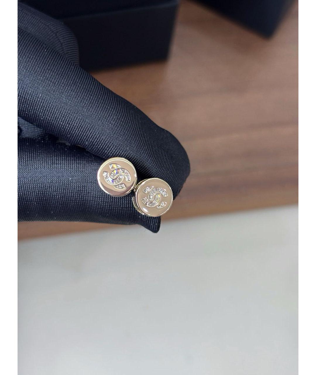 CHANEL Золотые серьги, фото 3