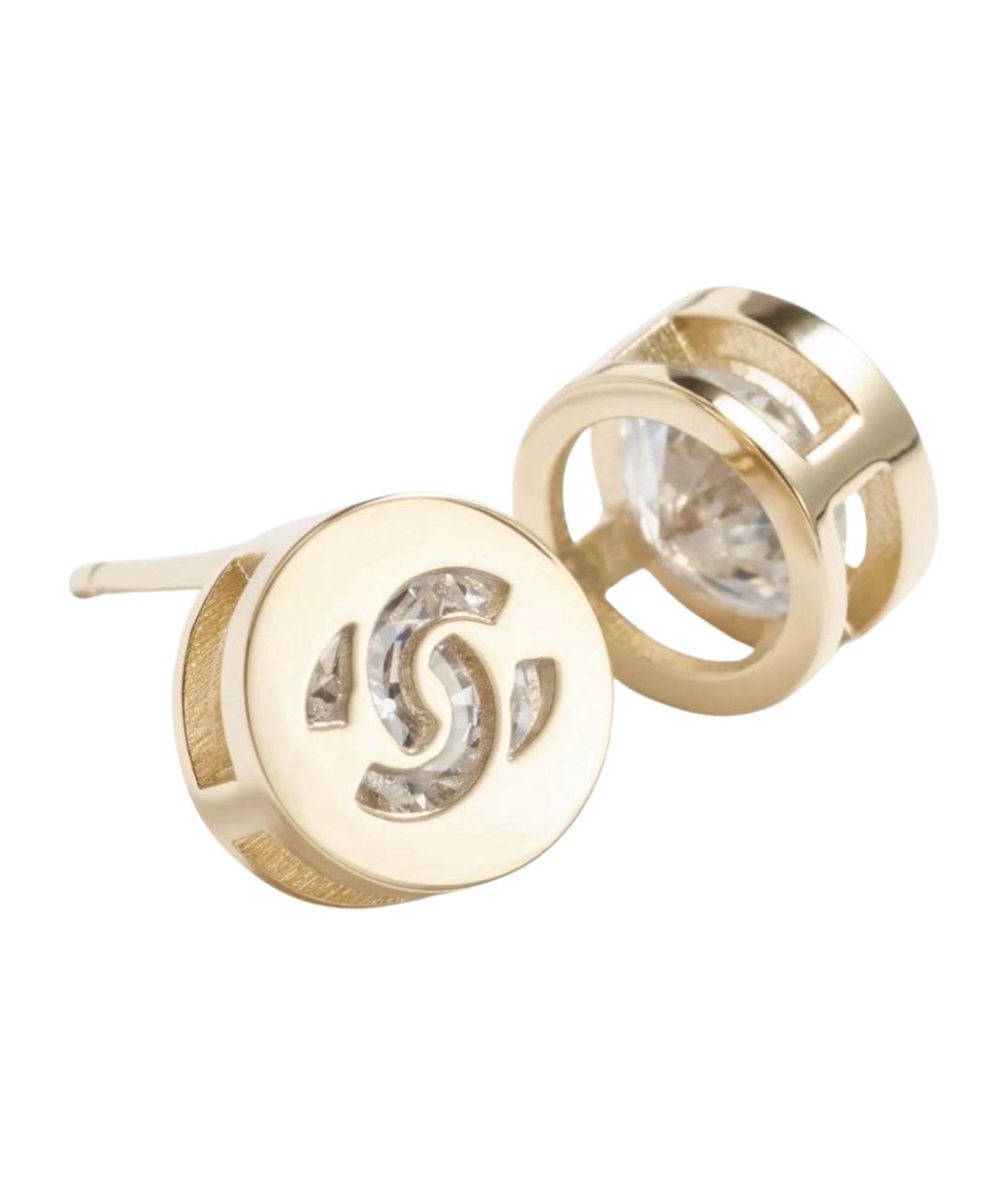 CHANEL Золотые серьги, фото 1