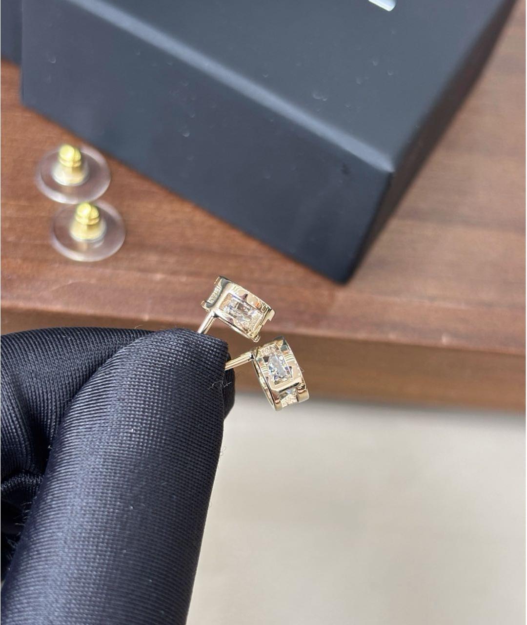 CHANEL Золотые серьги, фото 6