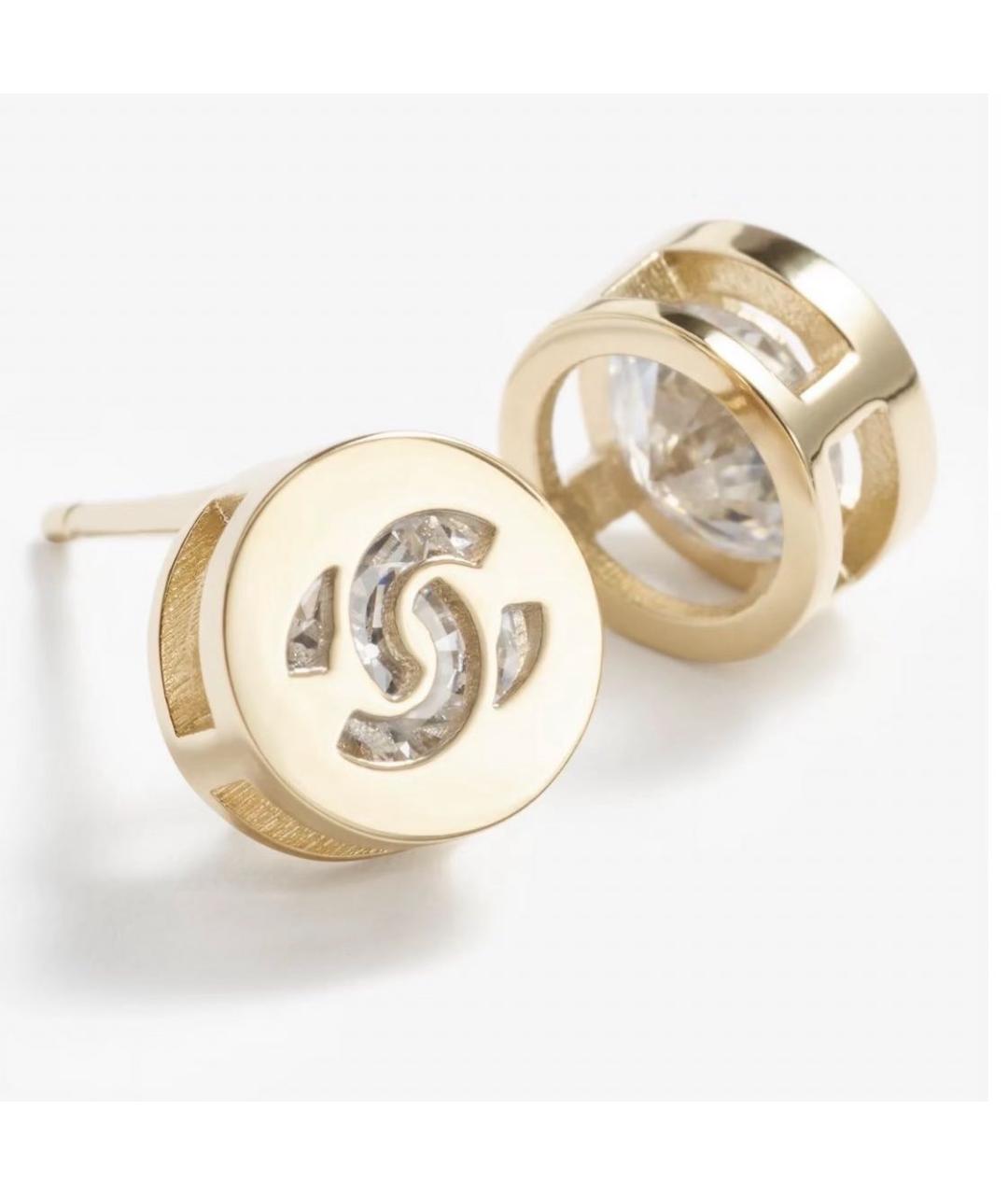 CHANEL Золотые серьги, фото 8