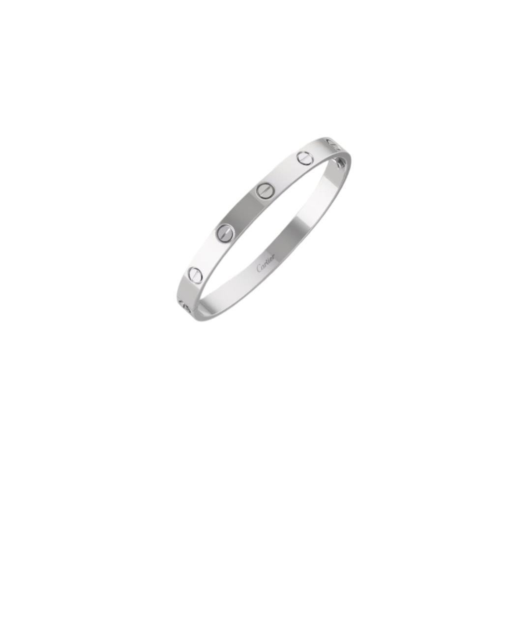 CARTIER Серебряный браслет из белого золота, фото 1