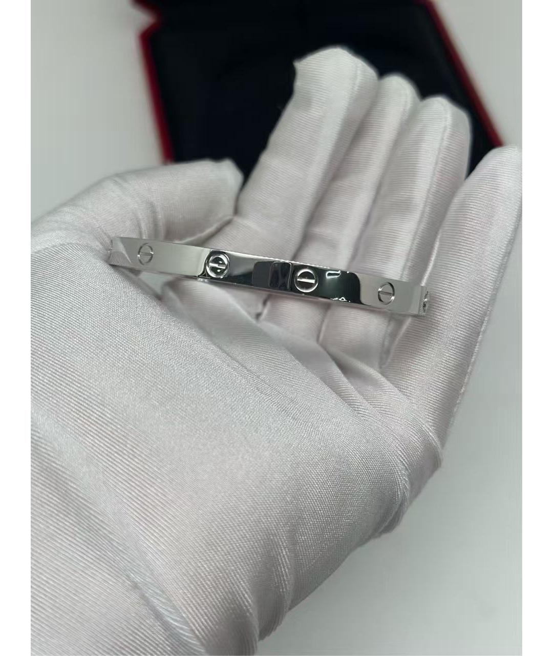 CARTIER Серебряный браслет из белого золота, фото 5