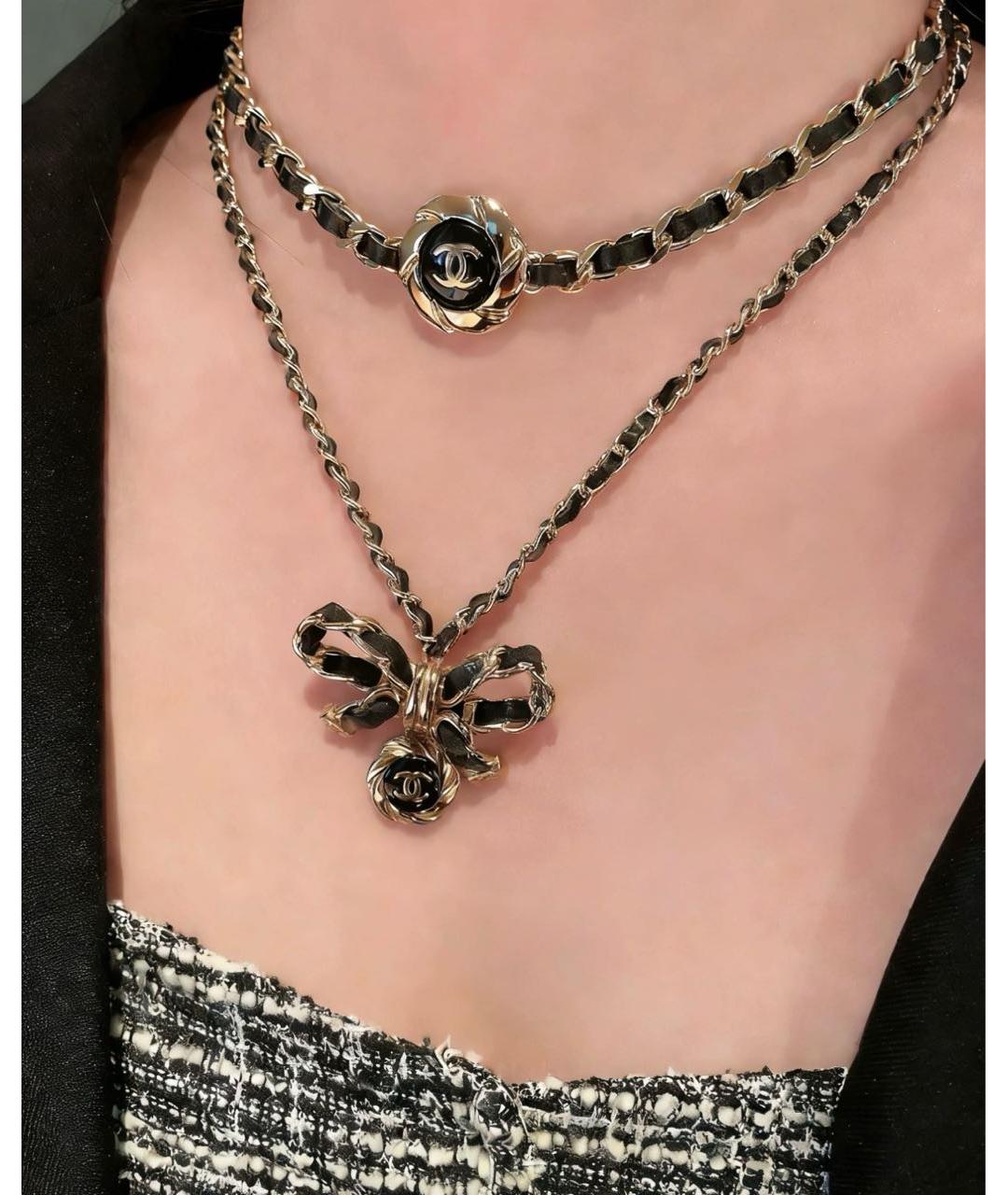 CHANEL Золотое колье, фото 4