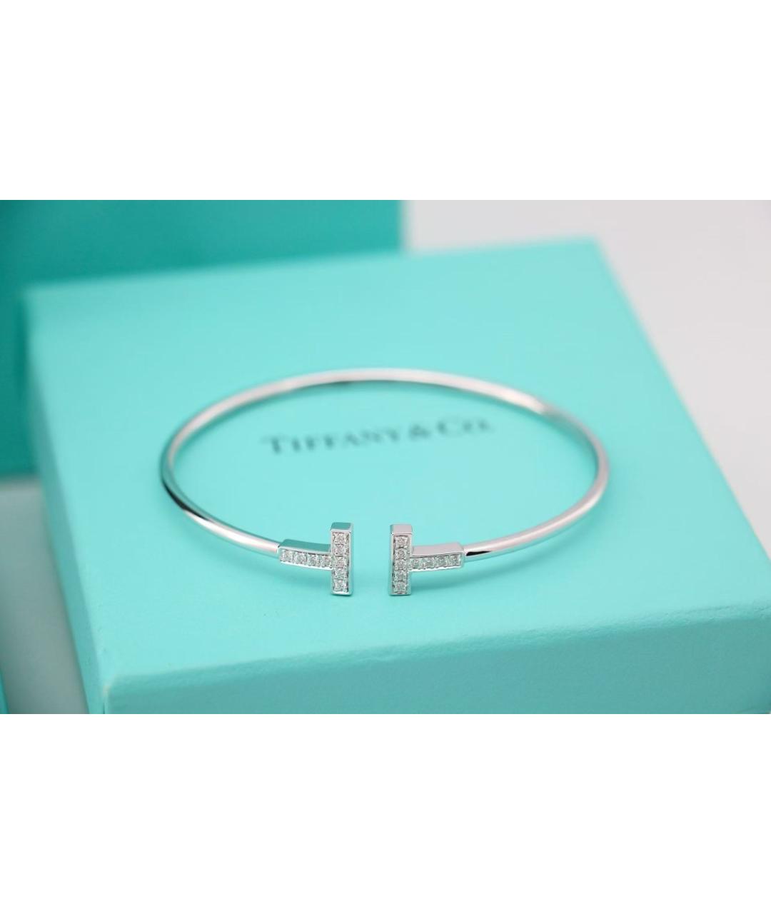 TIFFANY&CO Серебряный браслет из белого золота, фото 3