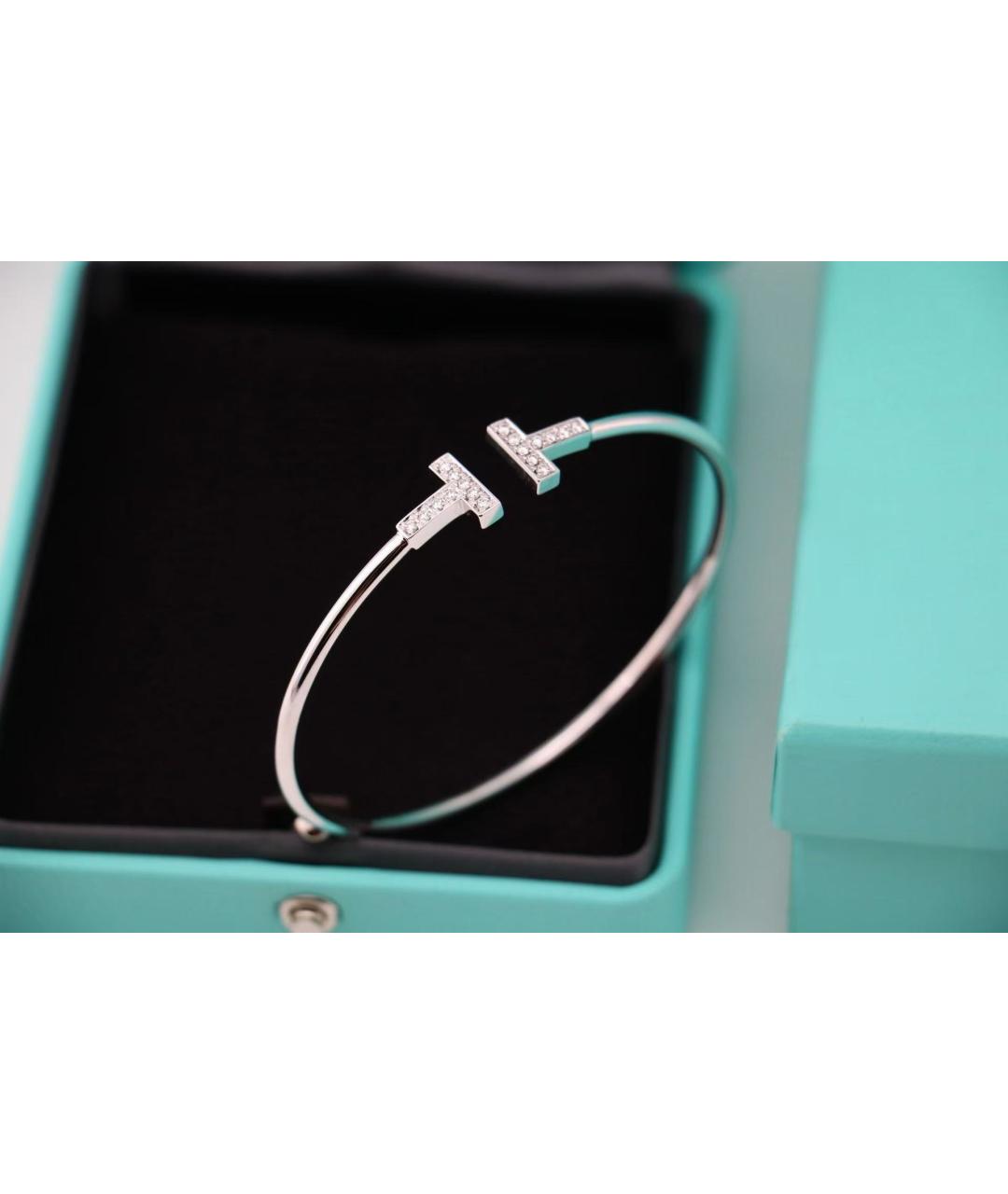 TIFFANY&CO Серебряный браслет из белого золота, фото 4