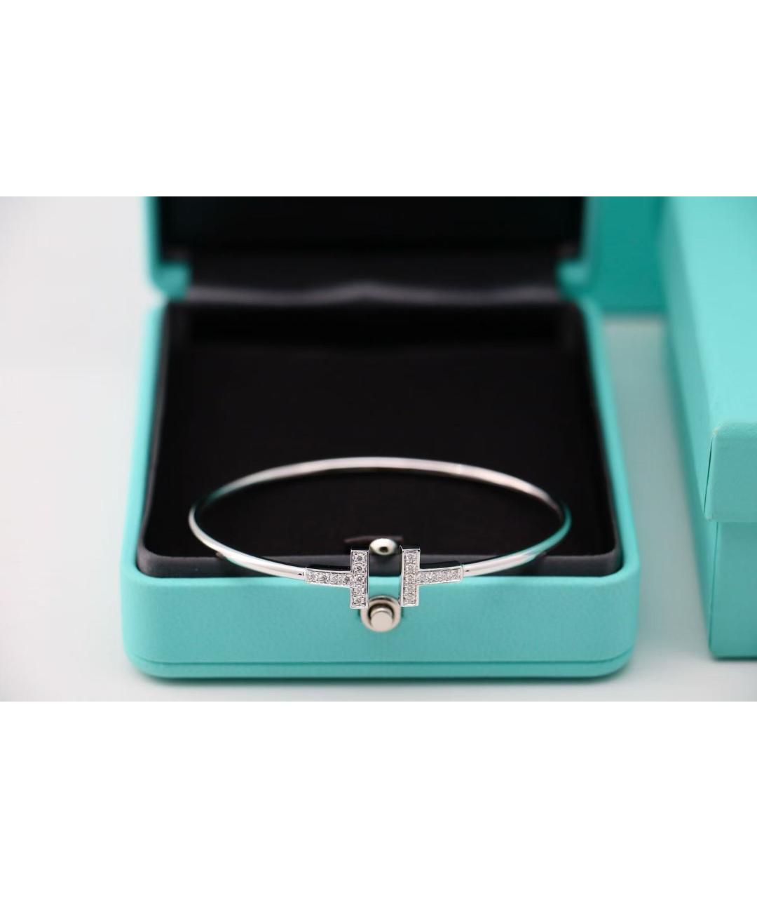 TIFFANY&CO Серебряный браслет из белого золота, фото 2