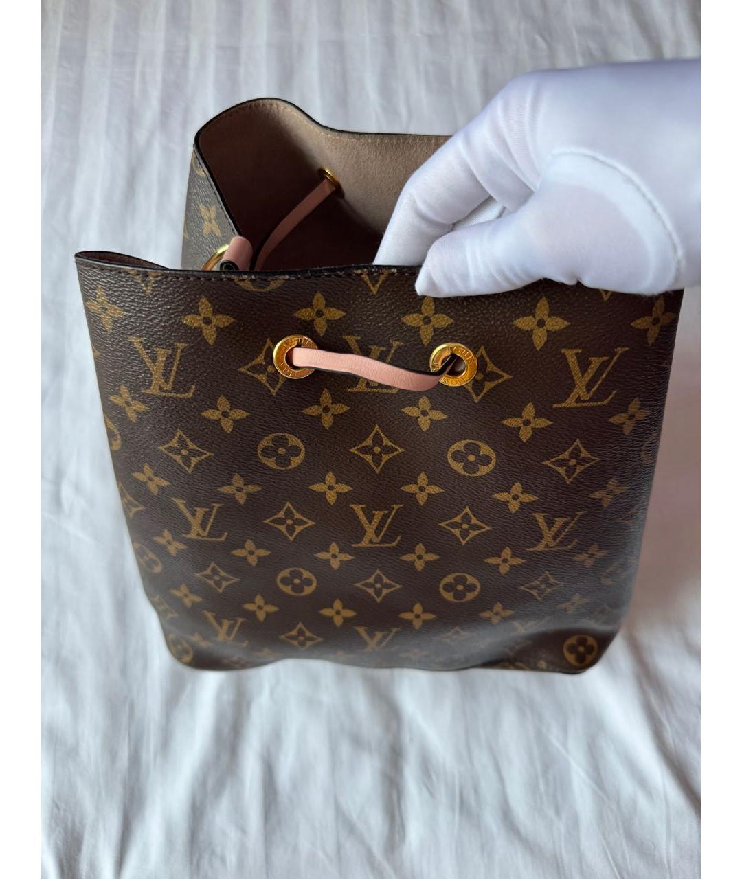 LOUIS VUITTON Коричневая сумка через плечо, фото 4