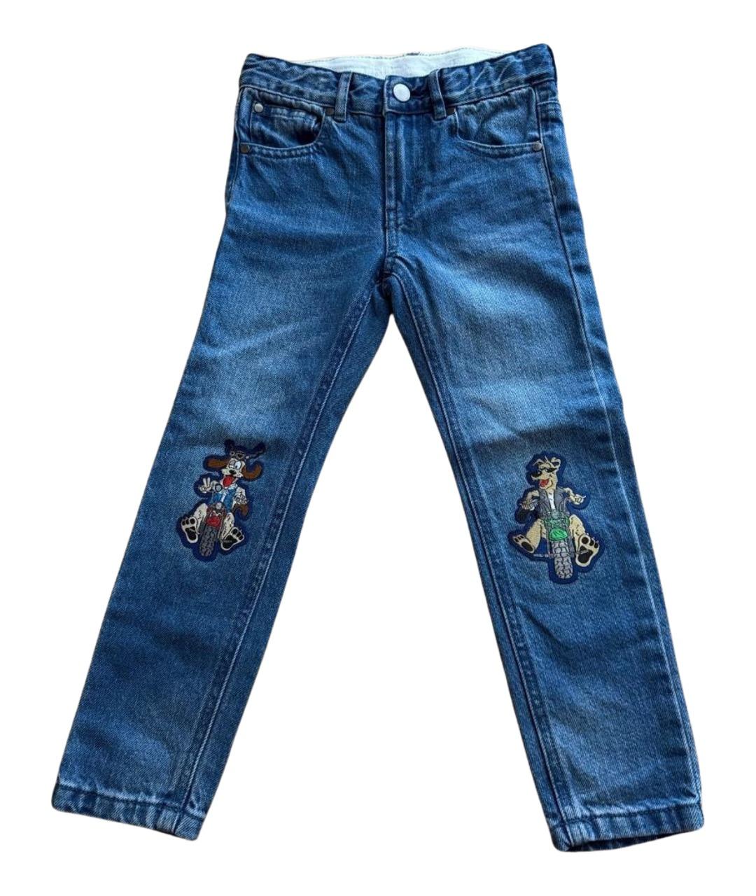 STELLA MCCARTNEY KIDS Темно-синие деним детские джинсы, фото 1