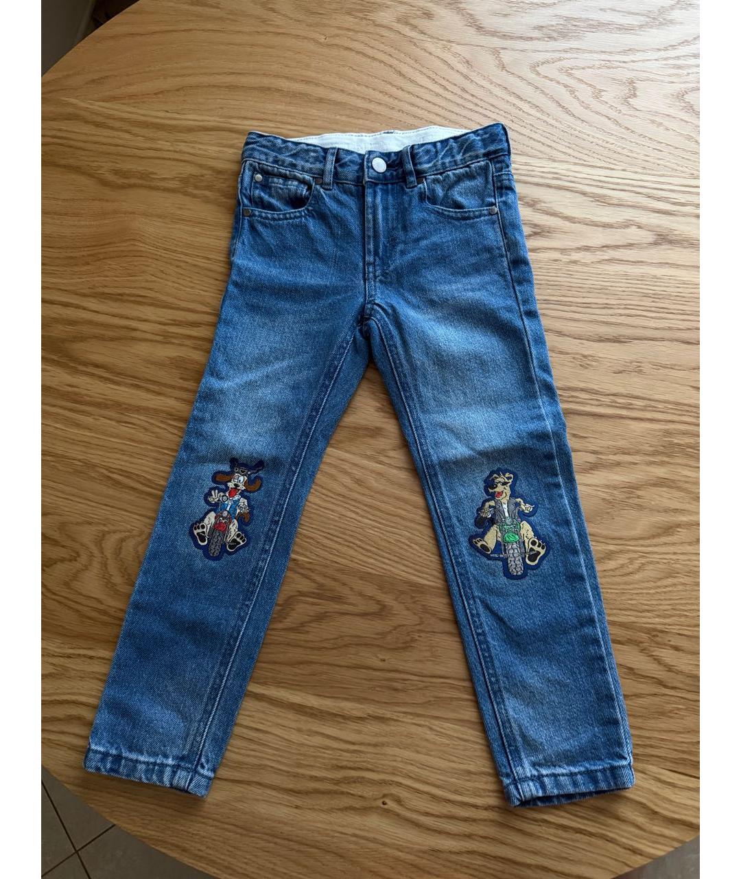 STELLA MCCARTNEY KIDS Темно-синие деним детские джинсы, фото 5