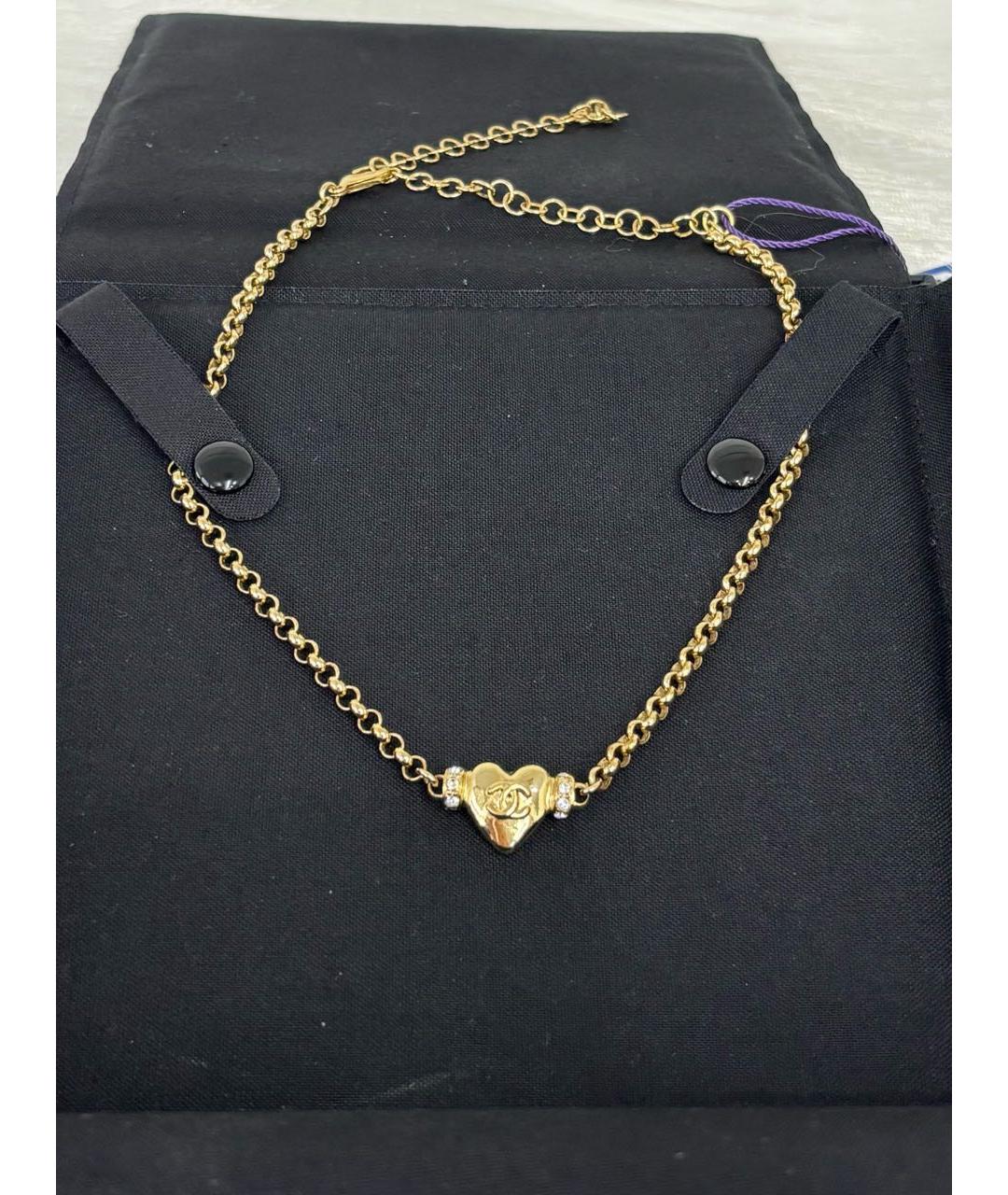 CHANEL Золотое колье, фото 4