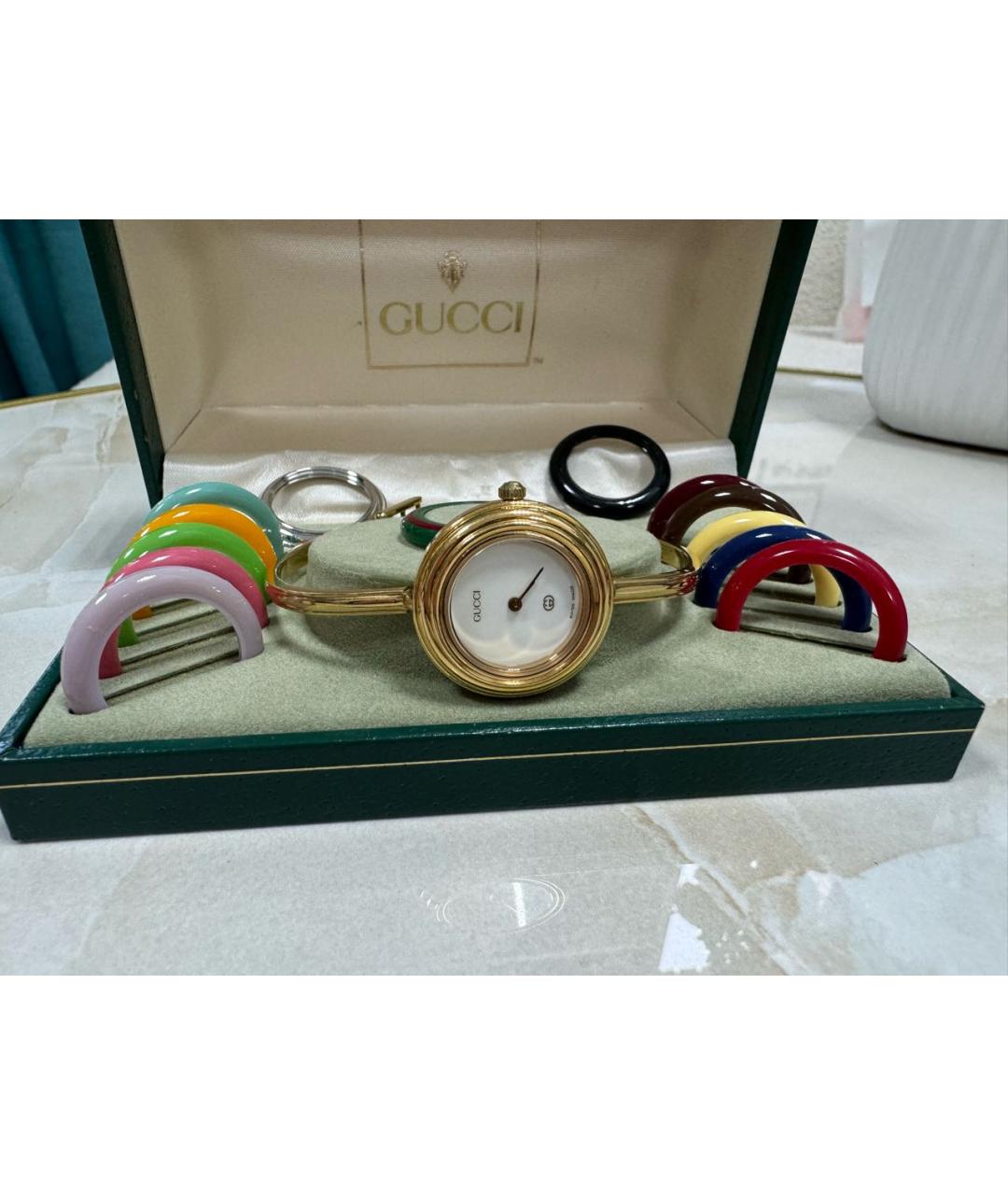 GUCCI Золотые часы из желтого золота, фото 7