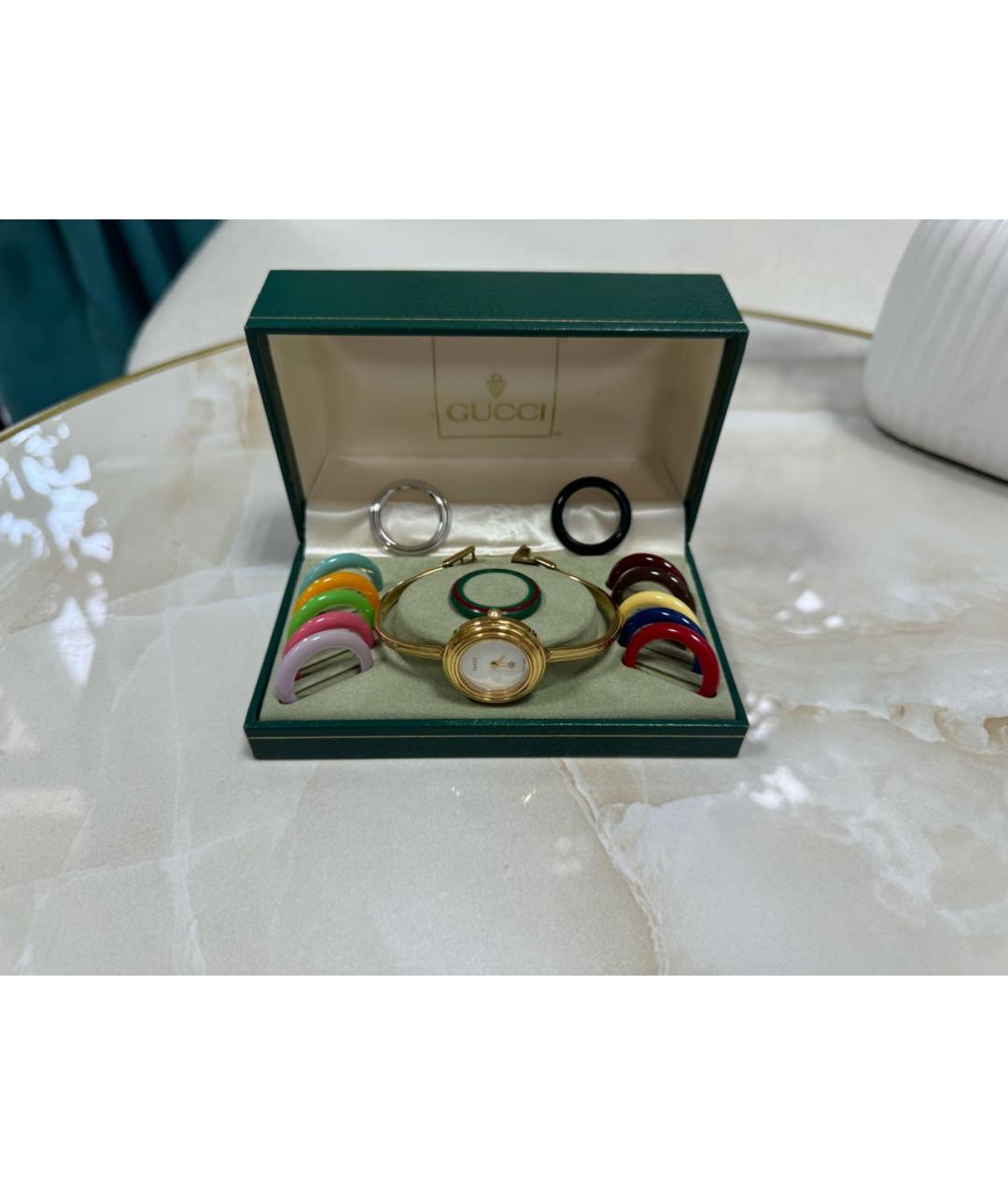GUCCI Золотые часы из желтого золота, фото 9