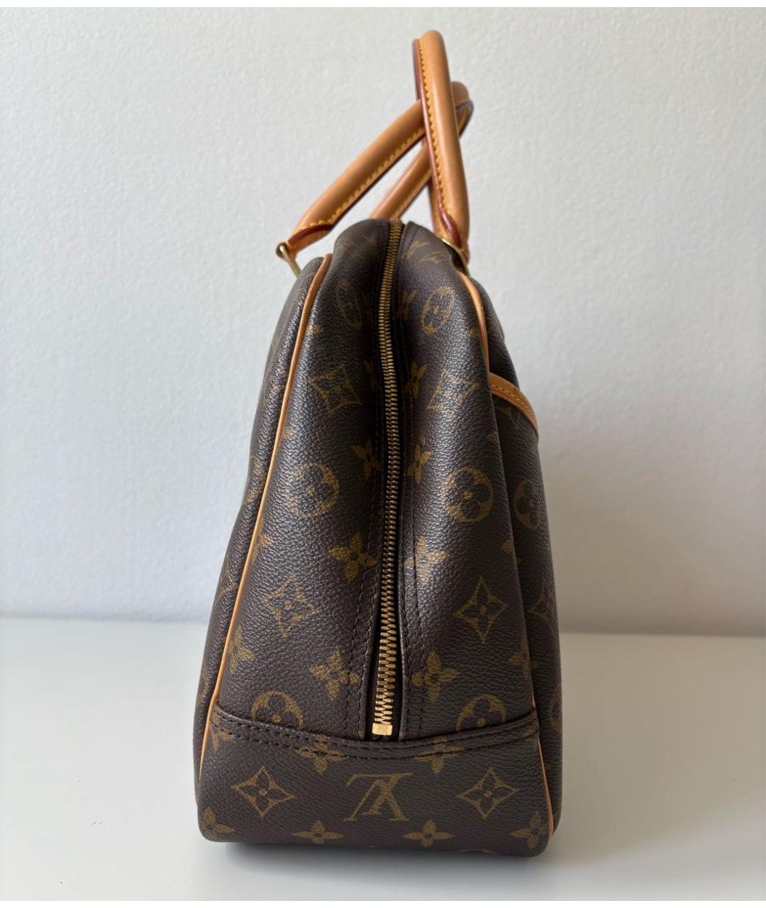 LOUIS VUITTON Коричневая сумка с короткими ручками, фото 5