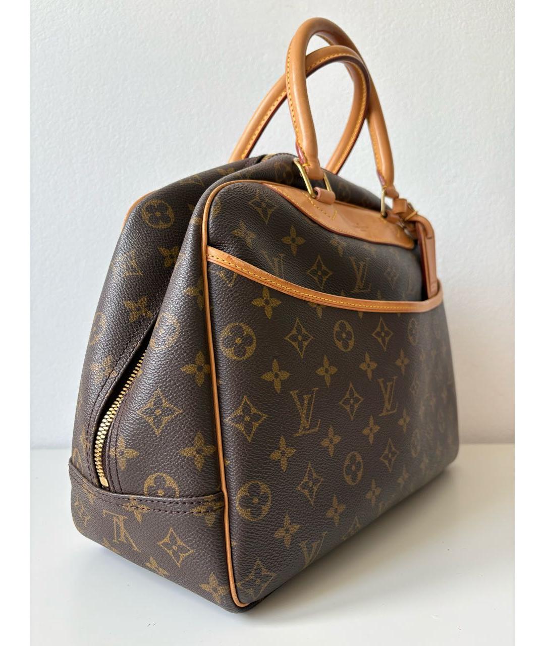 LOUIS VUITTON Коричневая сумка с короткими ручками, фото 2