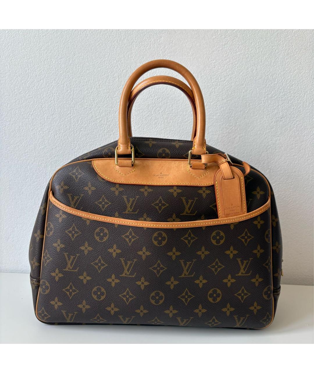 LOUIS VUITTON Коричневая сумка с короткими ручками, фото 8