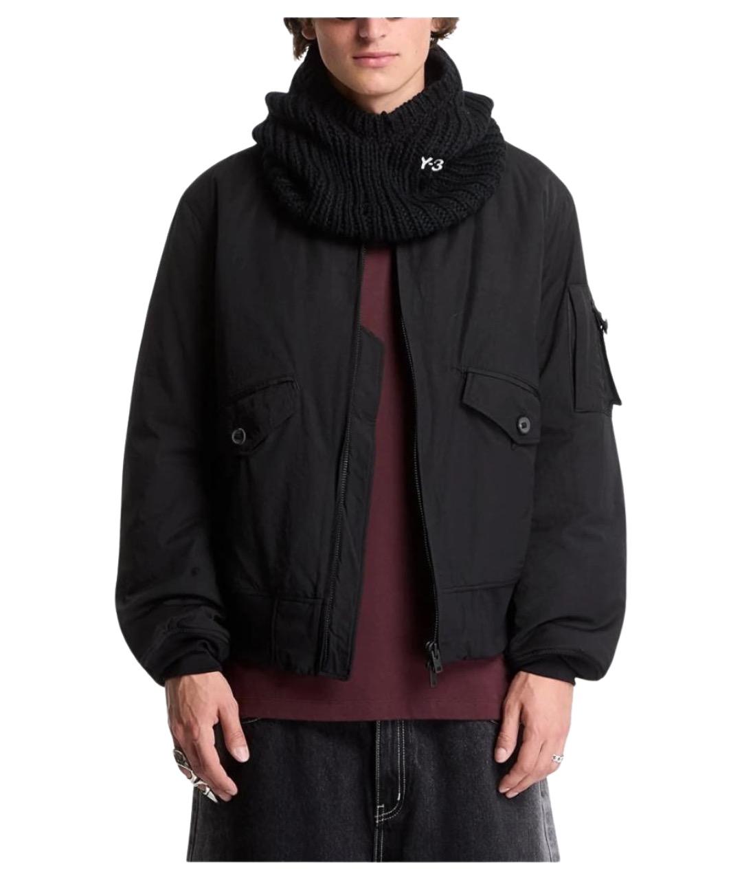 Y-3 Черная полиамидовая куртка, фото 1