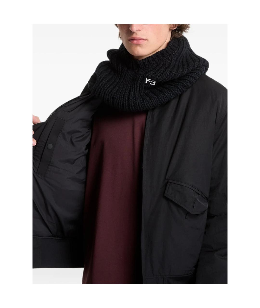 Y-3 Черная полиамидовая куртка, фото 3