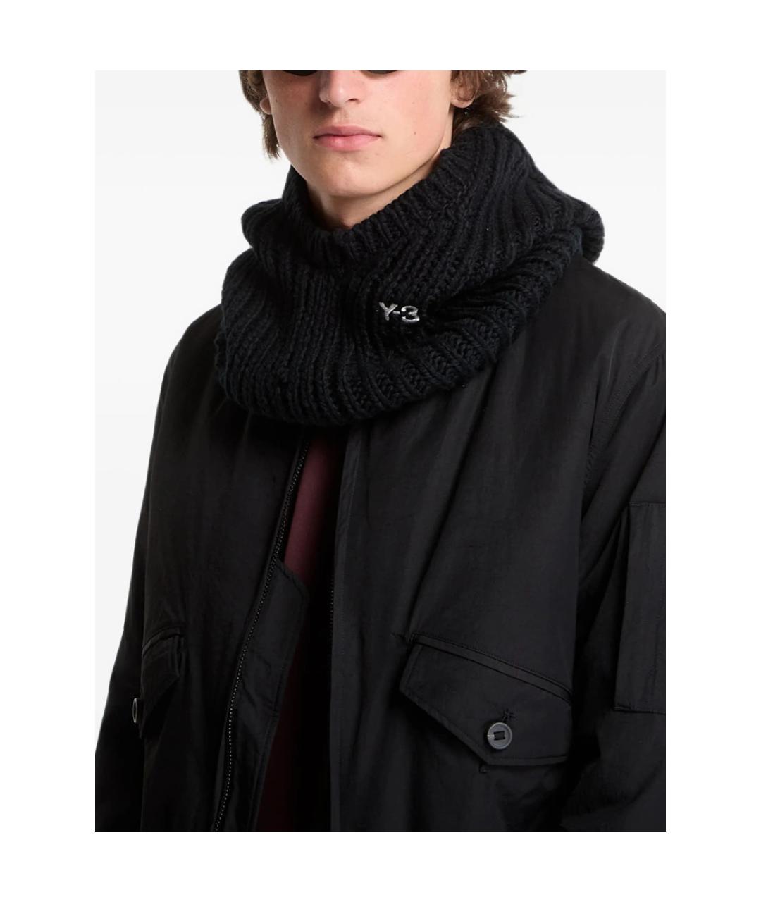 Y-3 Черная полиамидовая куртка, фото 6