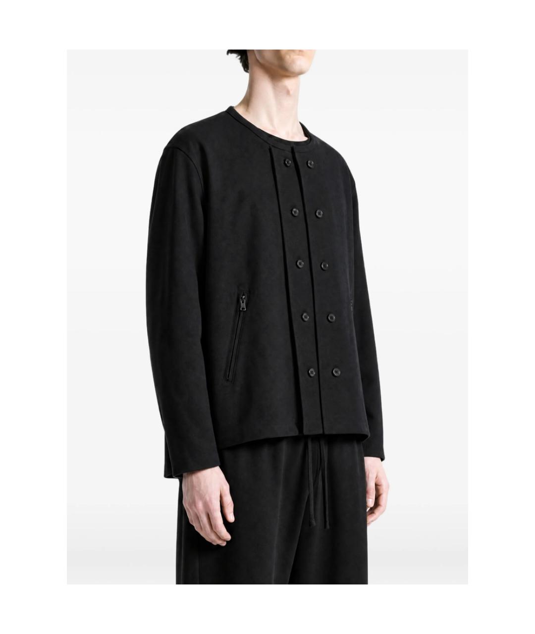 Y-3 Черная полиэстеровая куртка, фото 3