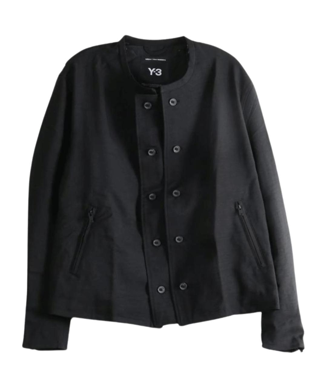 Y-3 Черная полиэстеровая куртка, фото 1