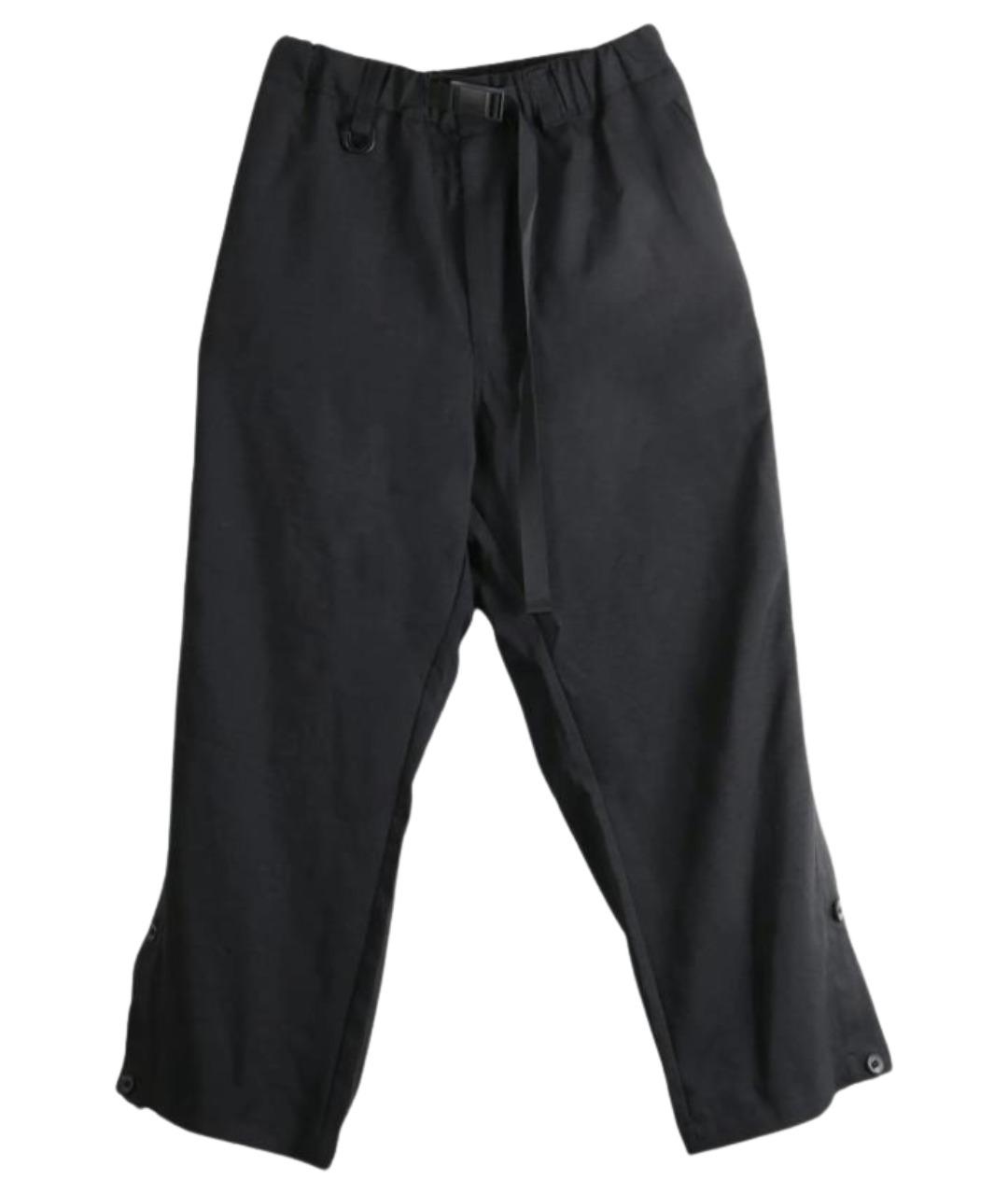 Y-3 Черные полиэстеровые повседневные брюки, фото 1