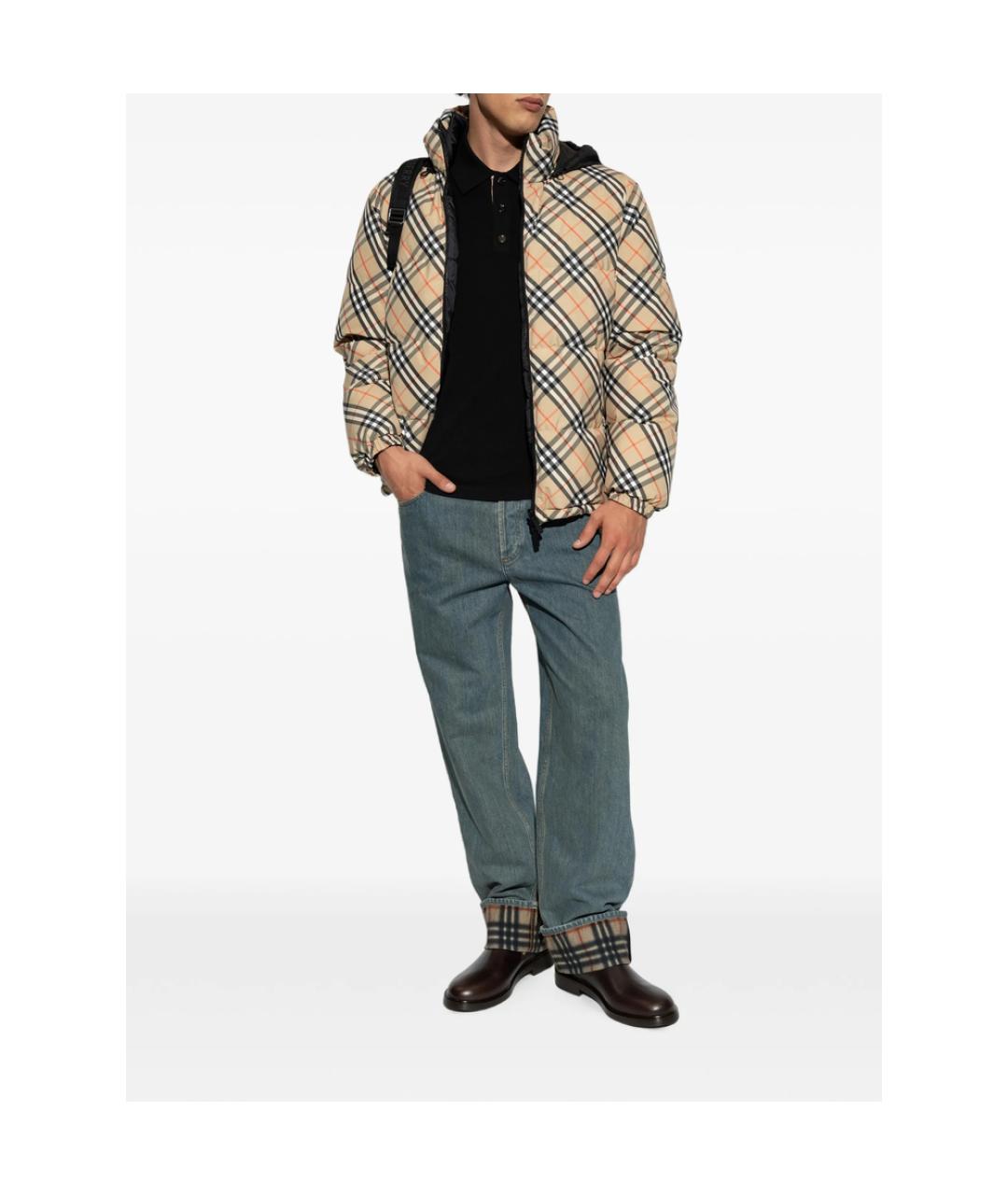 BURBERRY Мульти полиэстеровый пуховик, фото 4