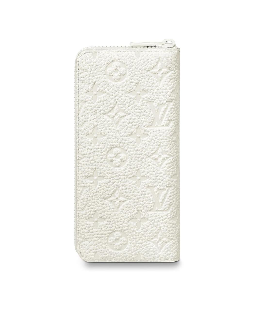 LOUIS VUITTON Белый кожаный кошелек, фото 2