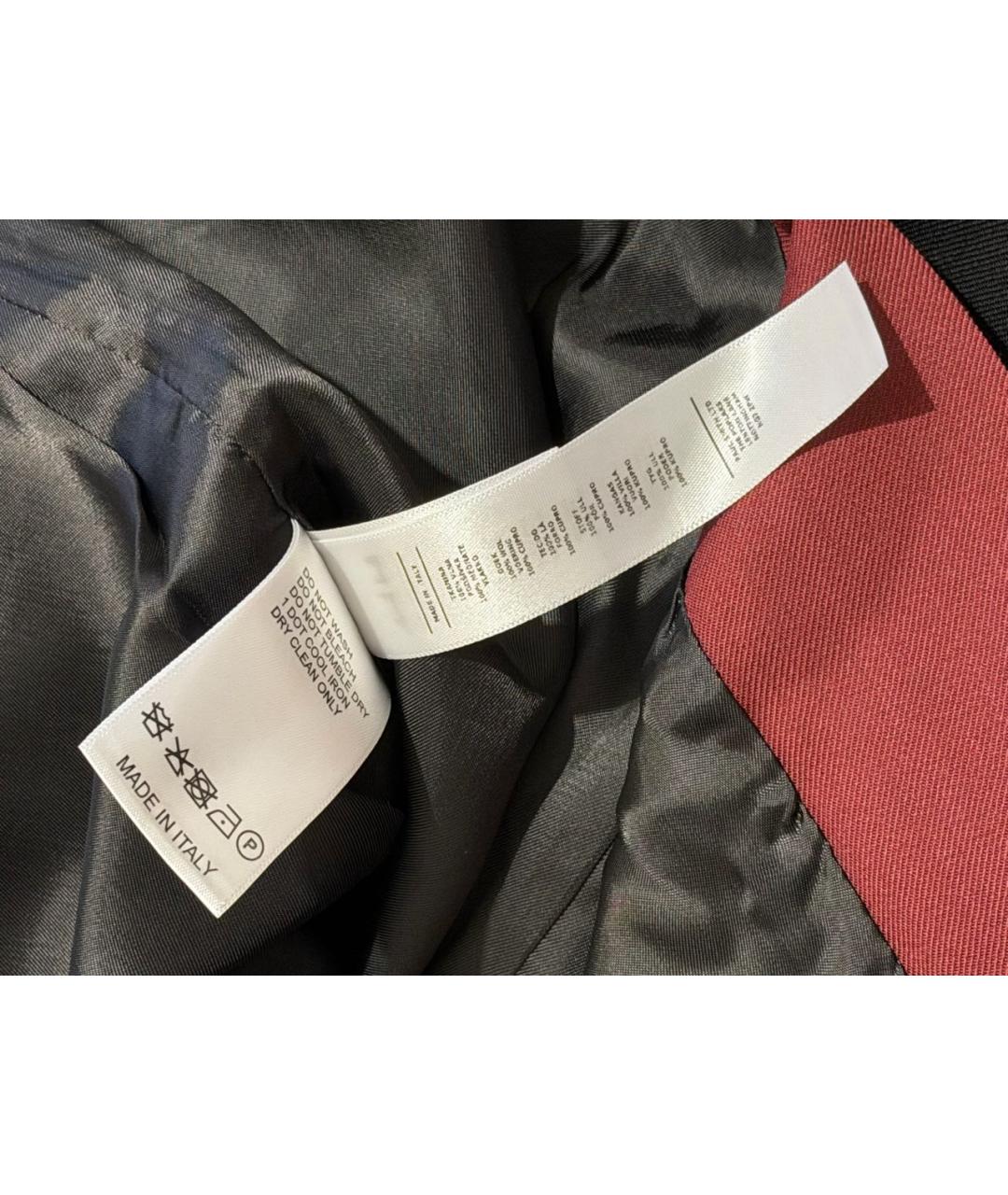 PS BY PAUL SMITH Черная шерстяная юбка миди, фото 4