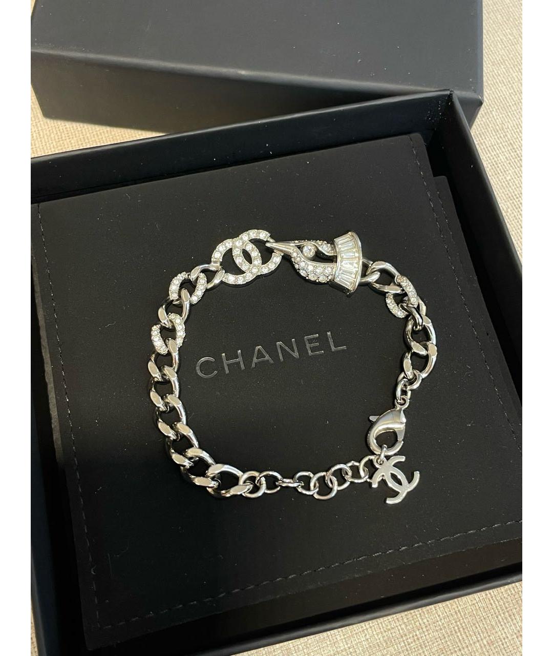 CHANEL Серебряный браслет, фото 4