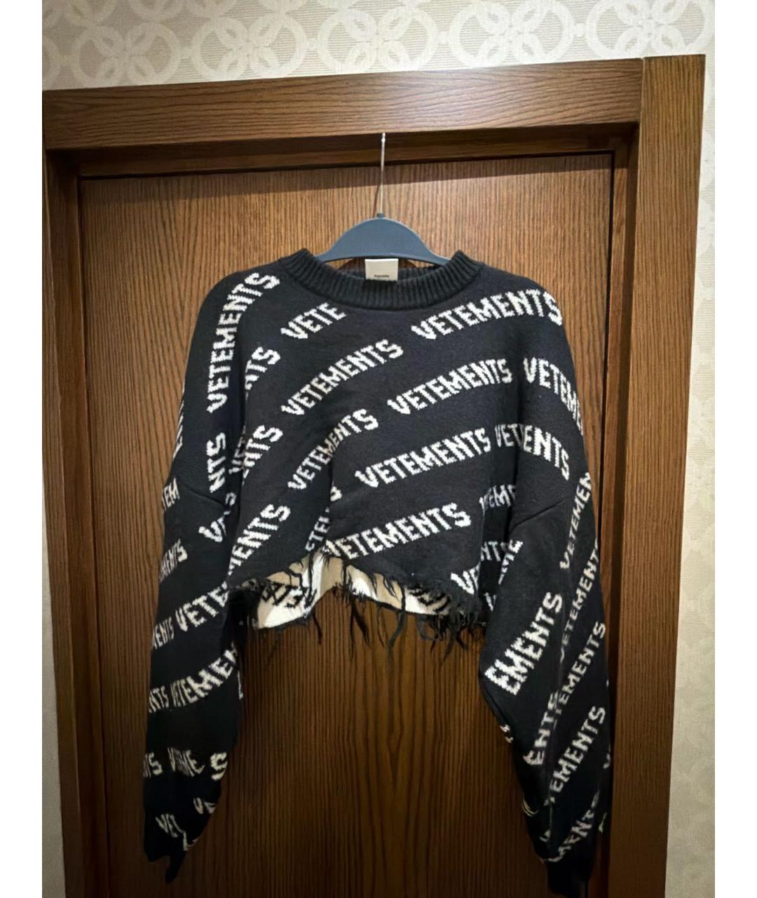 VETEMENTS Черный шерстяной костюм с юбками, фото 5