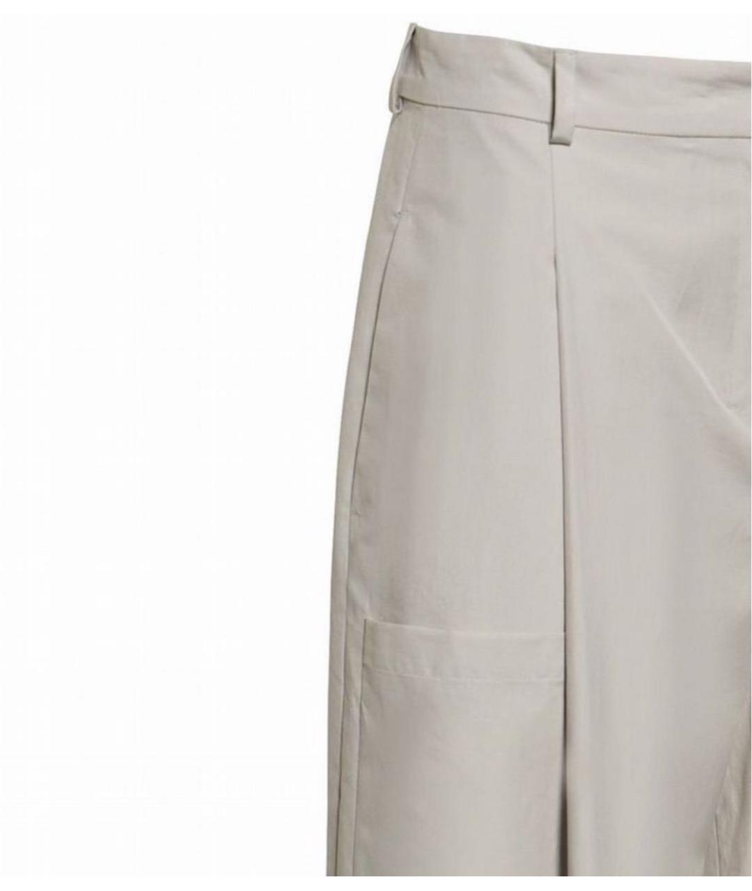 'S MAX MARA Серые хлопковые кюлоты, фото 4