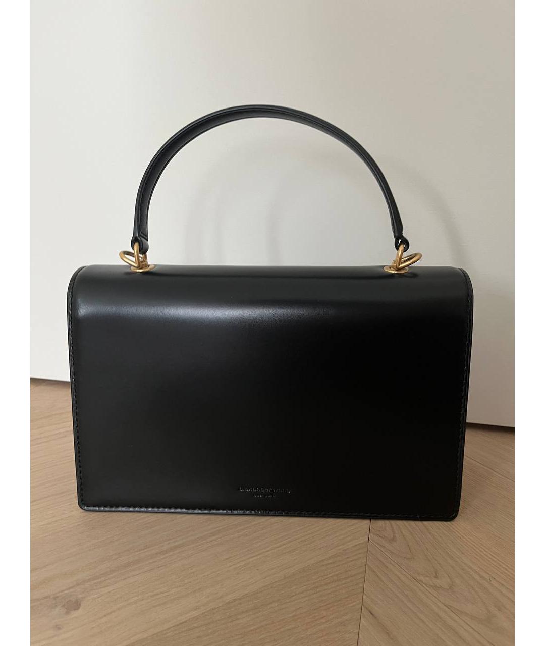 ALEXANDER WANG Черная кожаная сумка с короткими ручками, фото 4