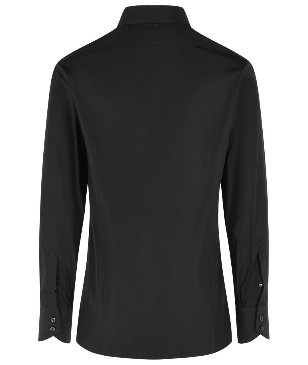 TOM FORD Черная хлопковая кэжуал рубашка, фото 3