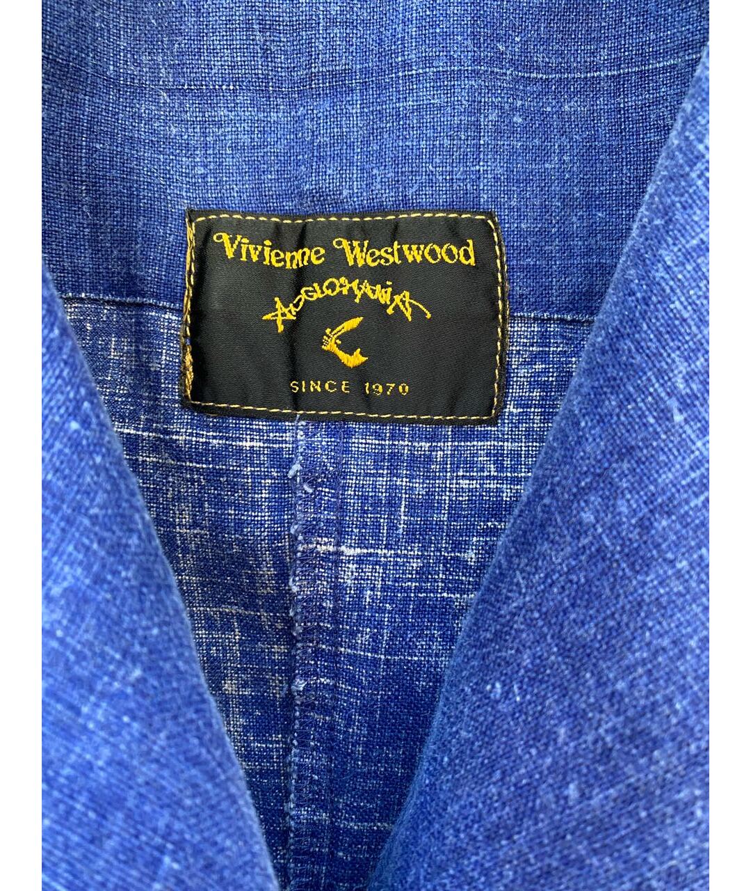 VIVIENNE WESTWOOD Синий хлопковый костюм с брюками, фото 3