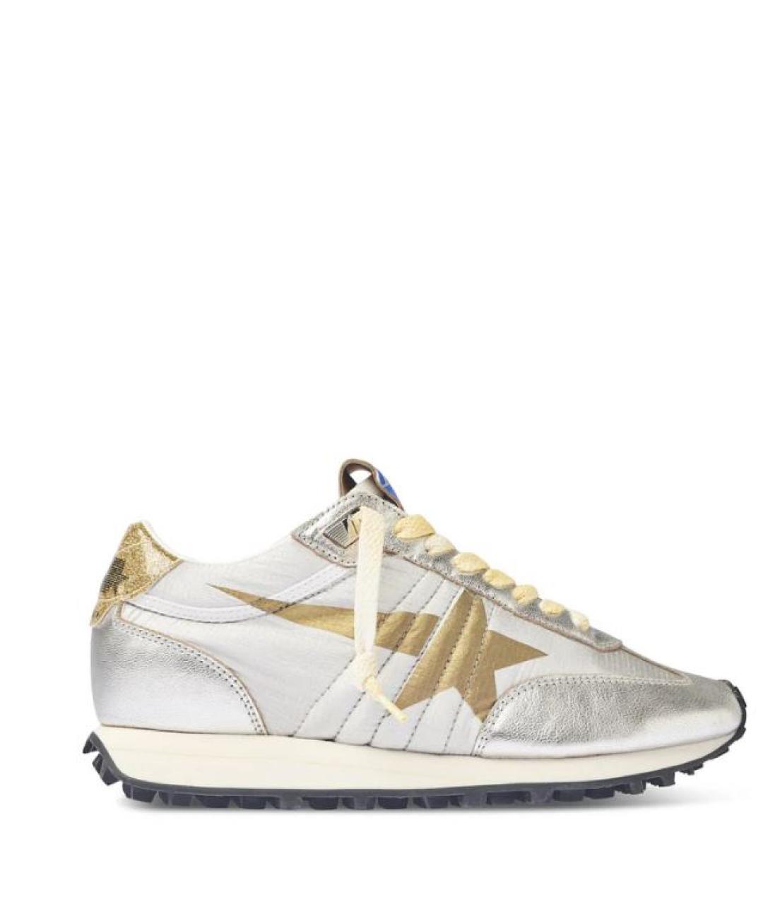 GOLDEN GOOSE Серебряные кеды, фото 1