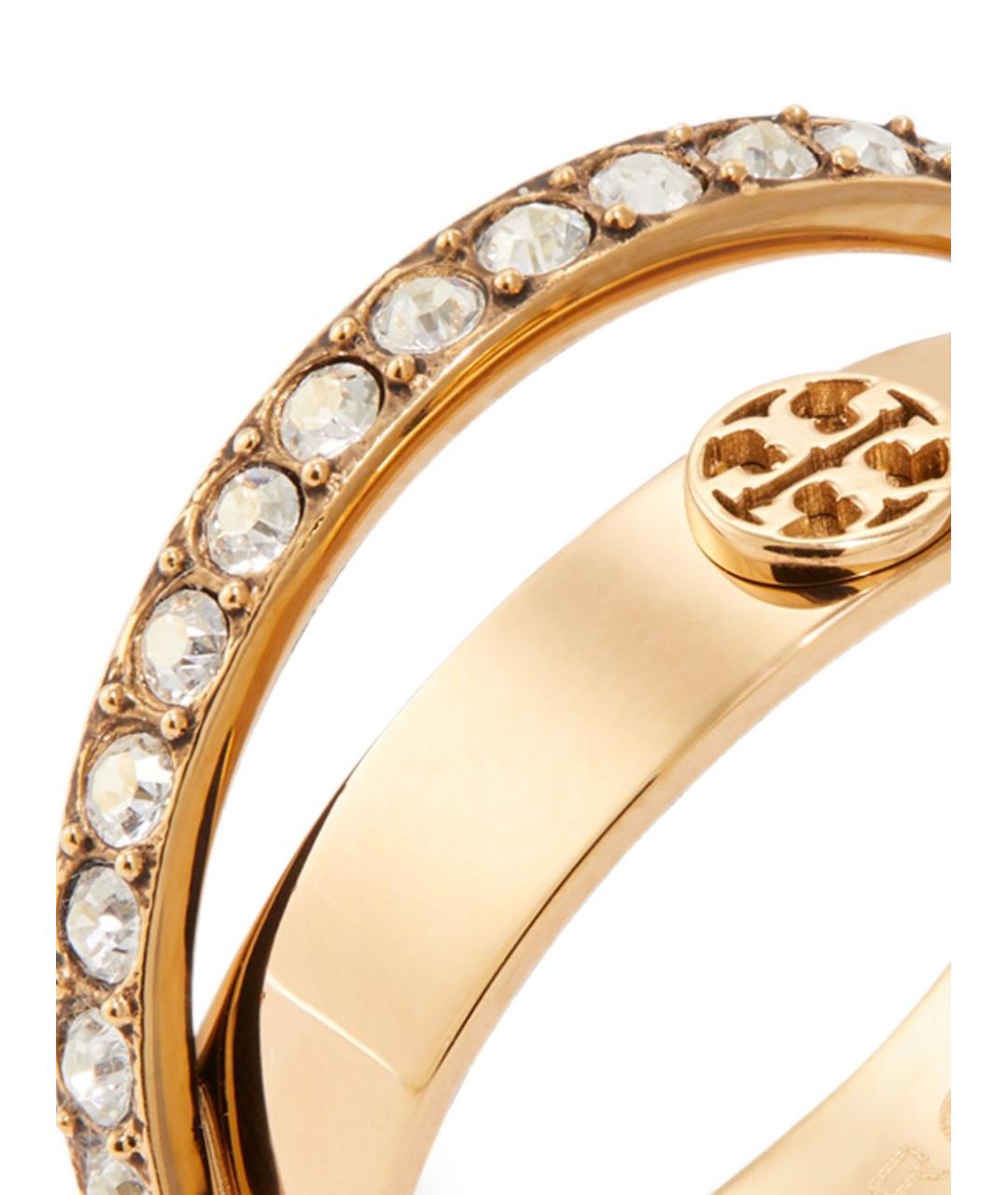 TORY BURCH Золотое латунное кольцо, фото 3