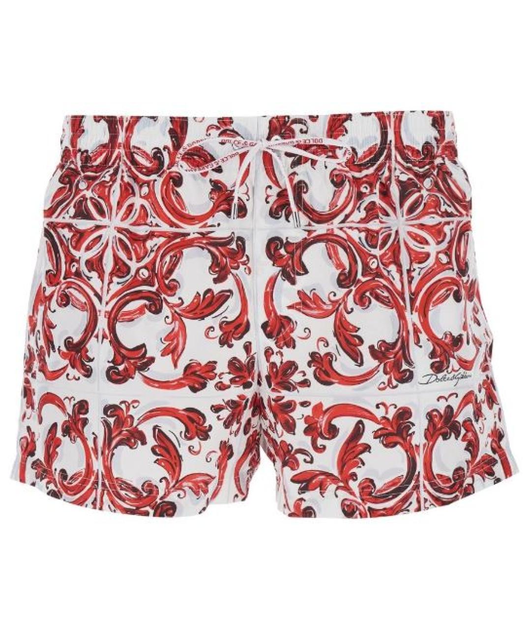 DOLCE&GABBANA Мульти полиэстеровые плавки, фото 1