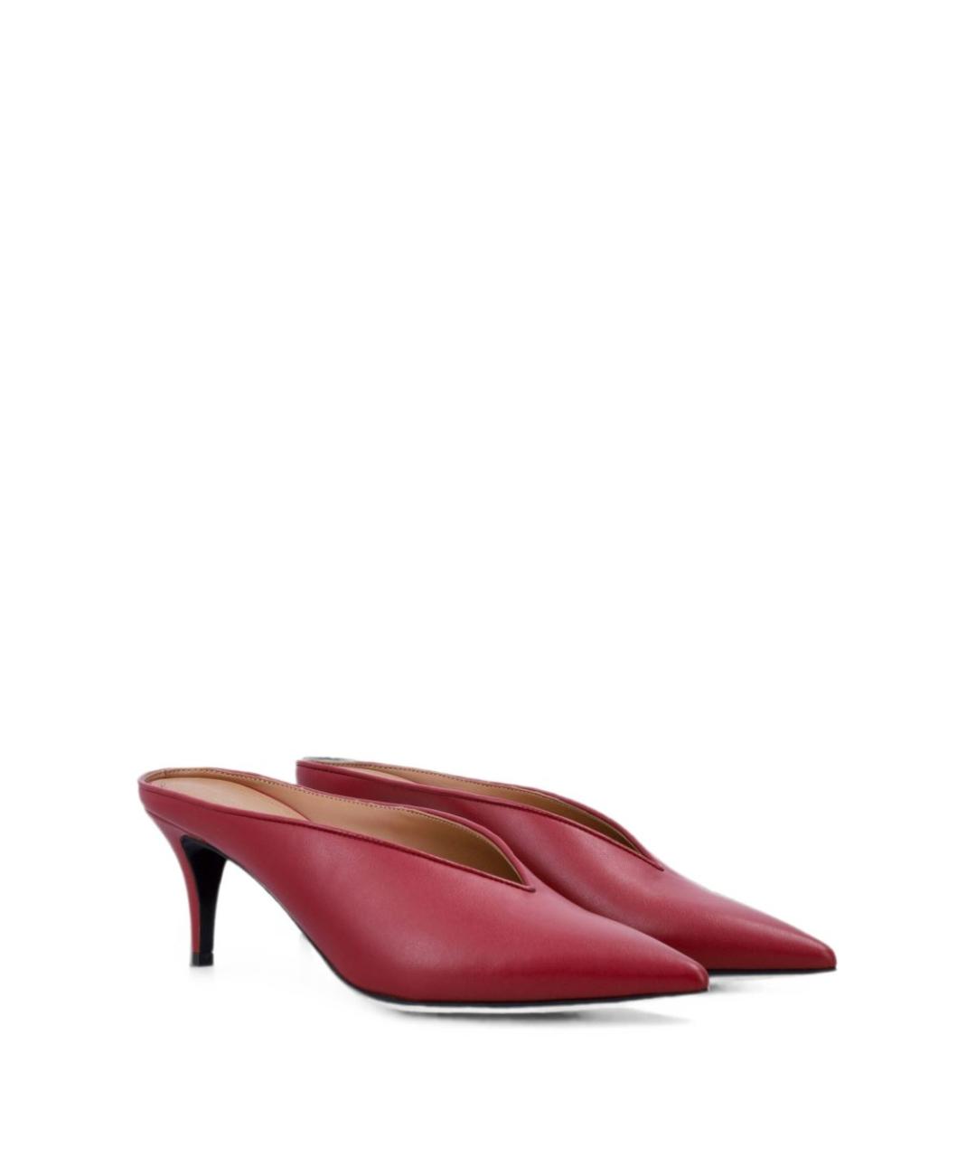 STELLA MCCARTNEY Красные мюли, фото 3