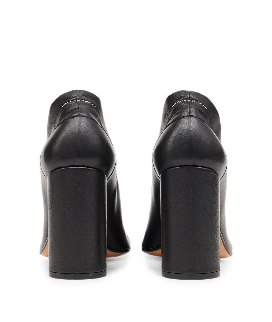 MM6 MAISON MARGIELA Черные кожаные туфли, фото 6