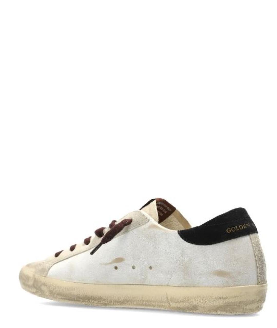 GOLDEN GOOSE Белые кожаные кеды, фото 2