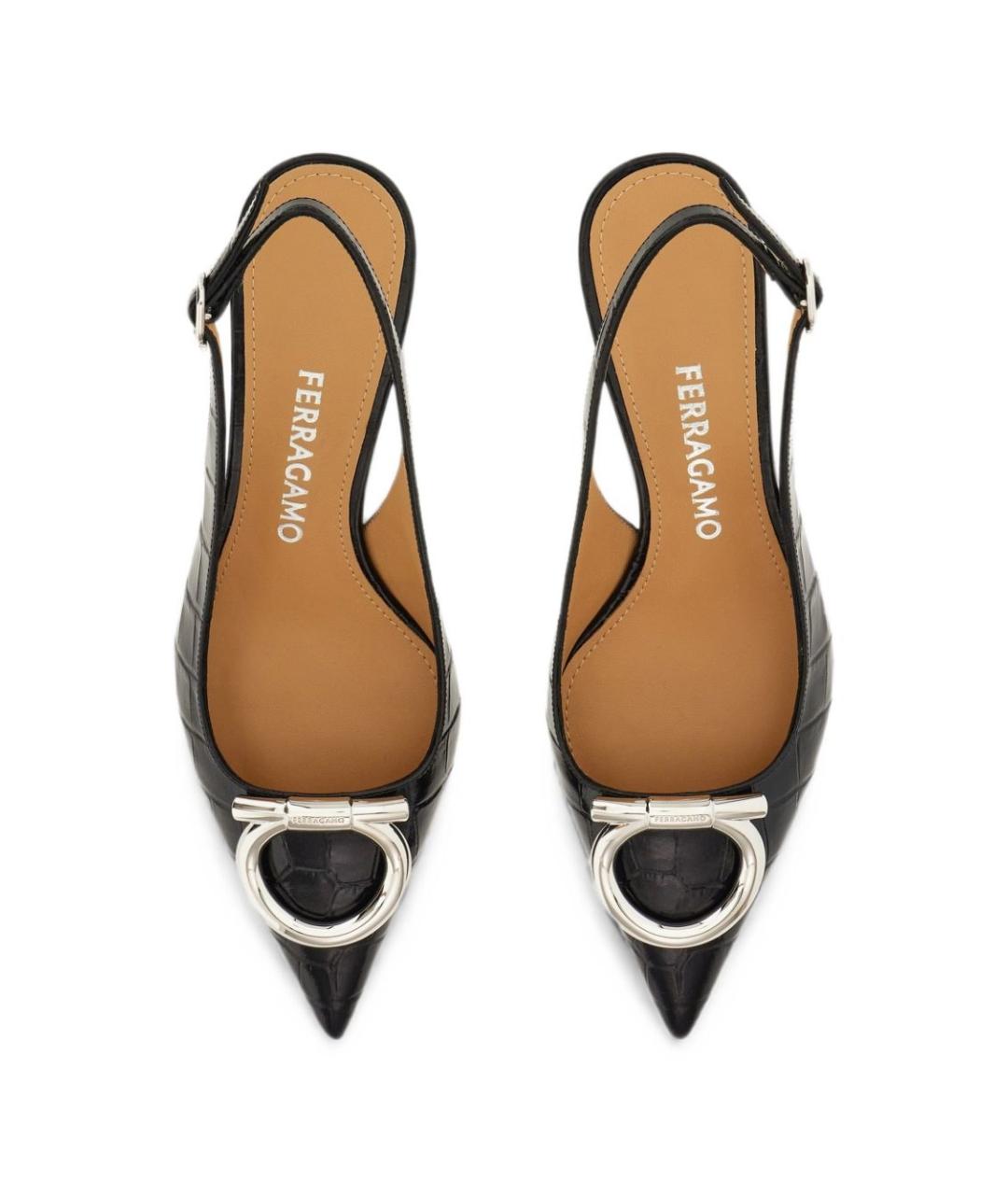 FERRAGAMO Мульти кожаные туфли, фото 5