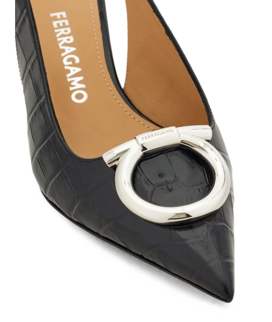 FERRAGAMO Мульти кожаные туфли, фото 4